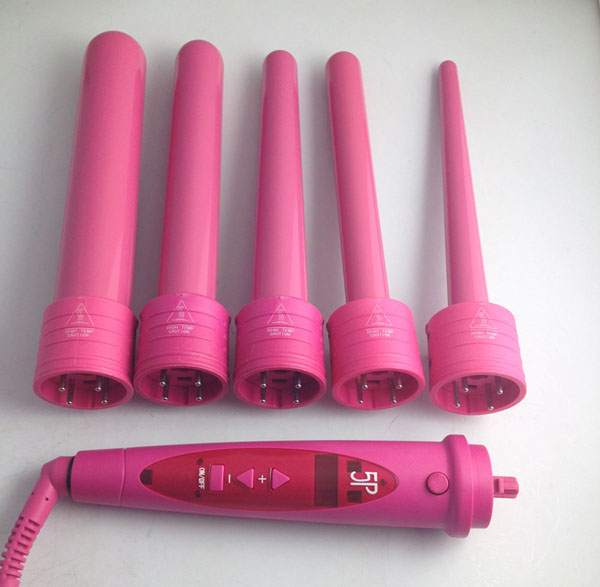 Professional 5 in 1 interchangeable Curling wand Kit