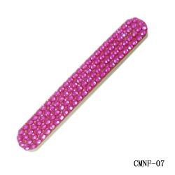 Hot Pink Crystal Rhinestone Nail file-Nail Tools