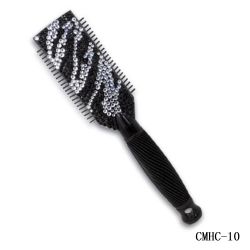 leopard Crystal Rhinestone Hair Brush-Hair Tools