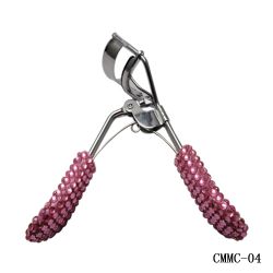 Glamou Pink Crystal Eyelash Curler-Beauty Tools