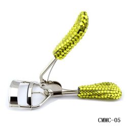 Yellow Crystal Rhinestone Eyelash Curler-Beauty Tools